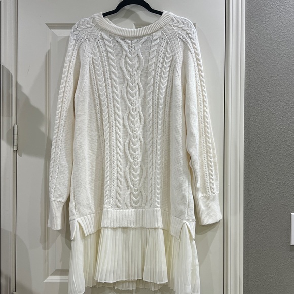 Anthropologie Delphine sweater twofer minidress size large - Picture 3 of 8